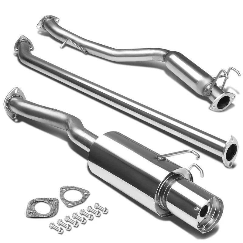 2006-2011 Honda Civic Catback Exhaust System Burnt Muffler Tip N1 series