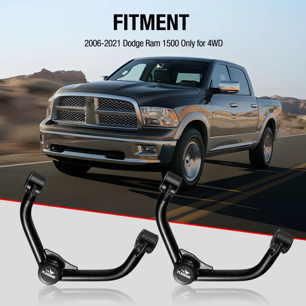 2006-2021 Dodge RAM 1500 4WD Lifted Front Upper Control Arms 2 Inch-4 Inch Flashark