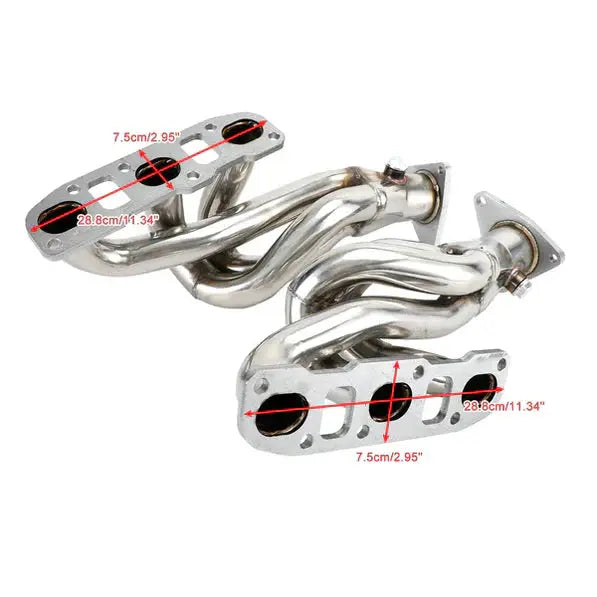 Exhaust Header for 2009-2013 Nissan 370Z / 2008-2013 Infiniti G37 G37X G37XS 3.7L / 2007-2008 350Z 3.5L Flashark