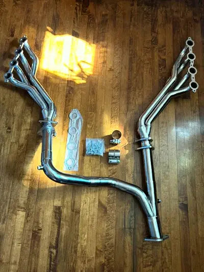 2007-2008 Chevrolet Silverado Sierra 1500 4.8L 5.3L 6.0L 6.2L 2WD Exhaust Header Air Intake Kit All-In-One Kit Flashark