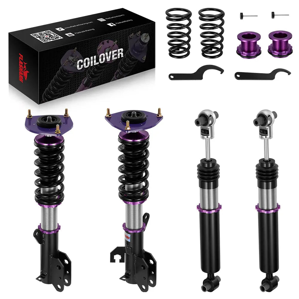 2007-2012Nissan Sentra 32-Way Damping Coilover Shock Absorbers Struts | Flashark Flashark