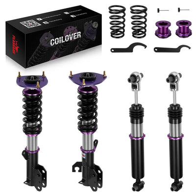 2007-2012 Nissan Sentra 32-Way Damping Coilover Shock Absorbers Struts | Flashark