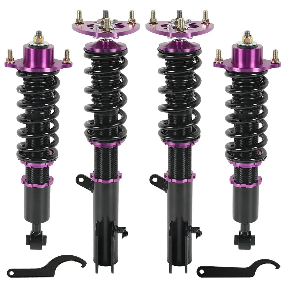 2007-2017 Dodge Caliber Jeep Compass Patriot Coilover Shock Absorbers Struts 4PCS Flashark