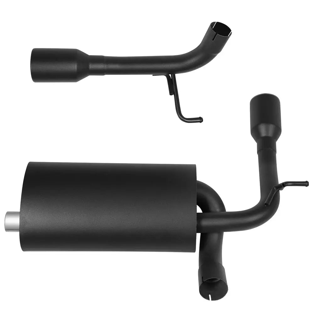 2007-2023 Jeep Wrangler JL 2.0L 3.6L Axle-Back Exhaust Catback Exhaust Dual Outlet 2WD 4WD Flashark