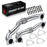 Para Ford Powerstroke Diesel de 6,4 L 2008-2010, tubo de escape pulido de alta resistencia