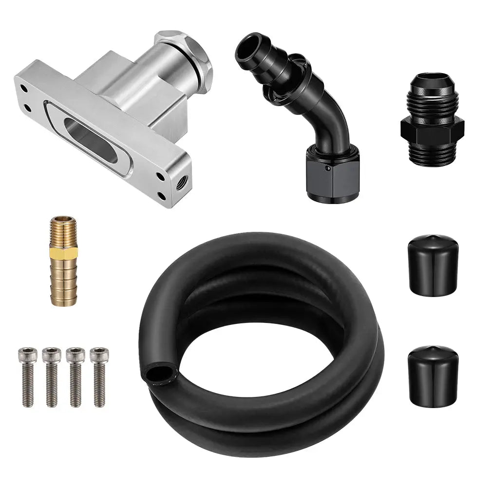 2008-2010 6.4L Powerstroke CCV PCV ReRoute Delete Kit Diesel Ford F250 F350 F450 F550 Flashark