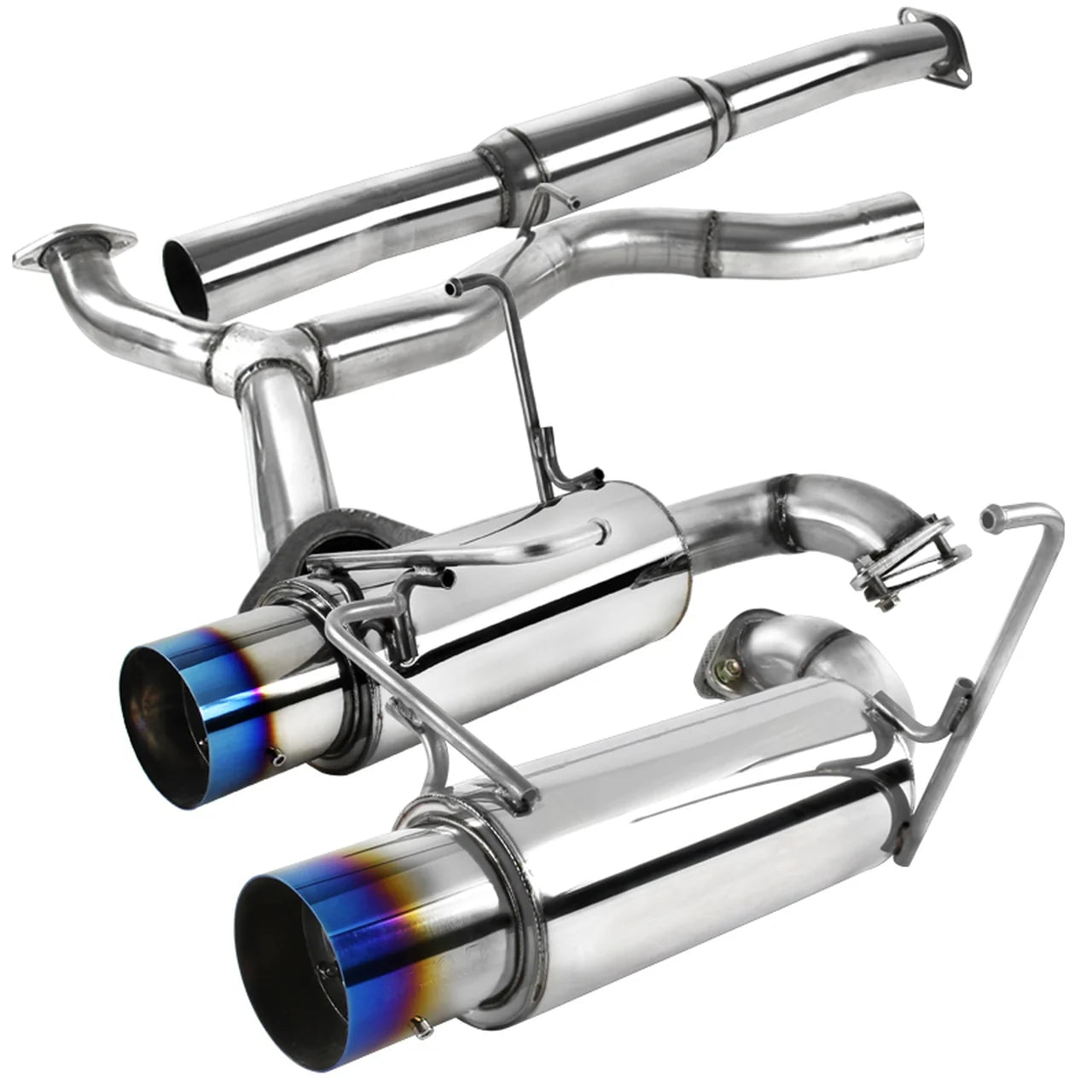 Sistema de escape Catback con punta quemada doble N1 para Subaru Impreza WRX STI 2008-2014