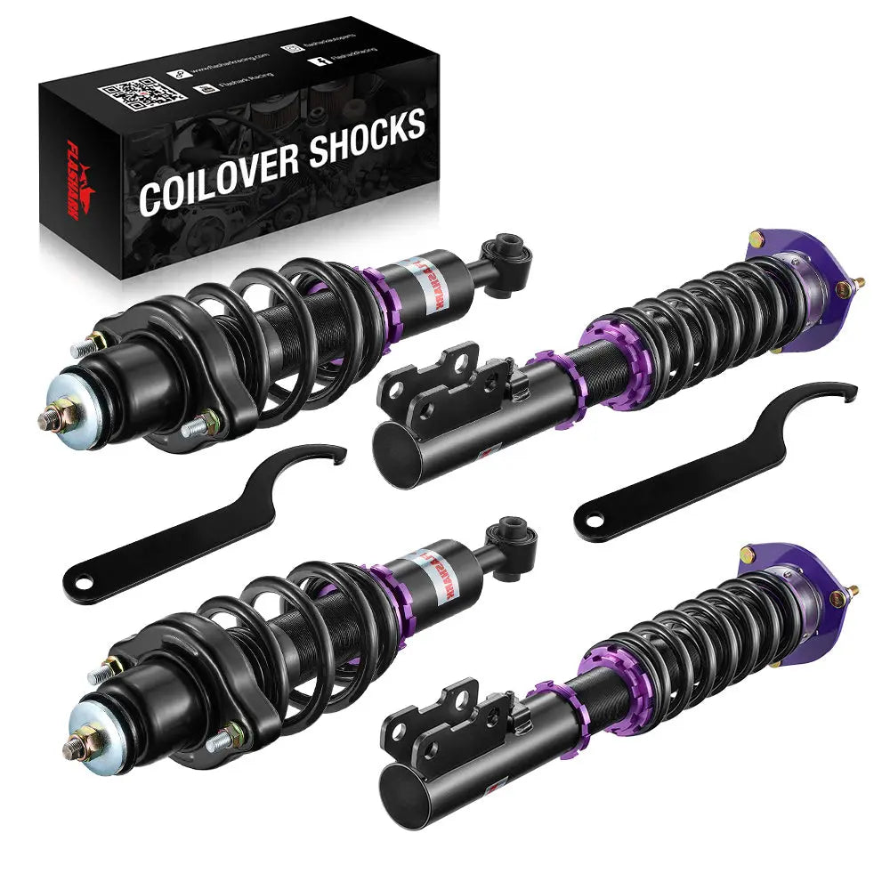 2008-2016 Mitsubishi Lancer ES Sedan 4-Door Coilover Shock Absorbers 4PCS Flashark