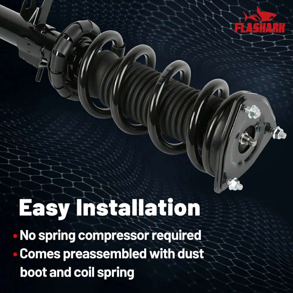 2008-2018 Nissan 370Z Infiniti G37 Q60 Front Strut and Spring Assembly 2PCS Flashark