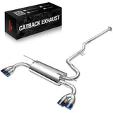 Sistema de escape Catback para Hyundai Genesis Coupe 2009-2014丨Puntas dobles quemadas de 3.5''丨Solo para Coupe 2.0L L4 de 2 puertas