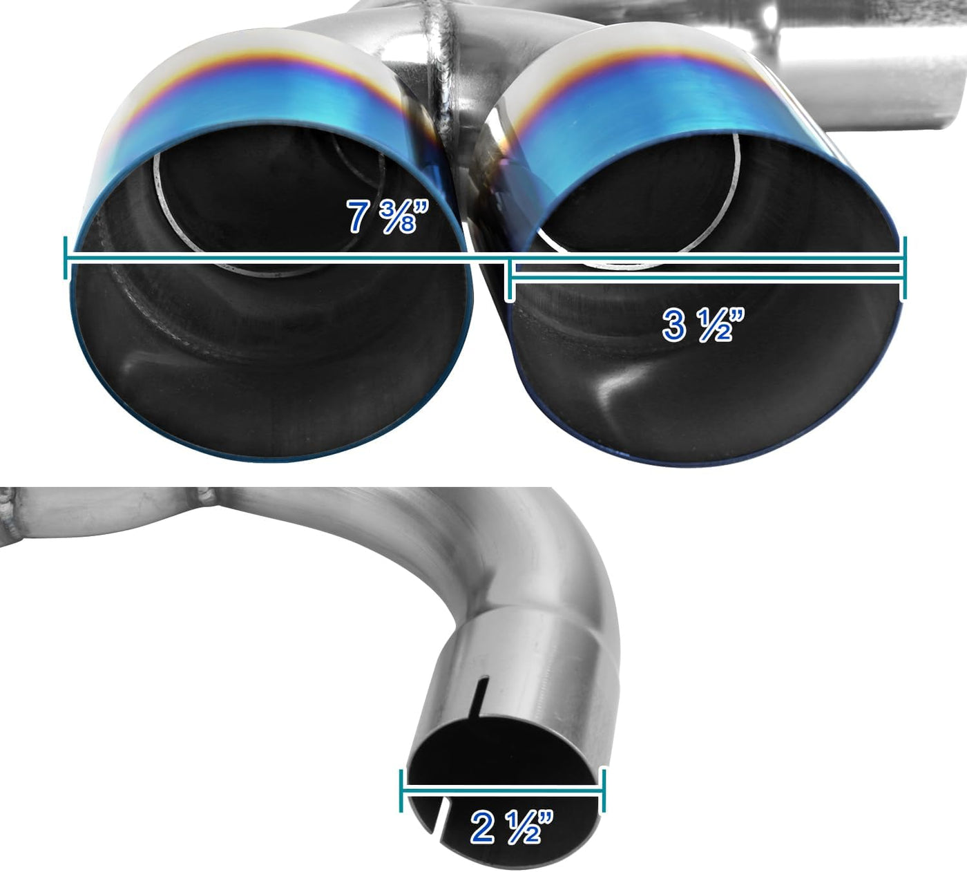 2009-2014 Hyundai Genesis Coupe 2.0L Catback Exhaust System w/ N1 Burnt Quad Tip