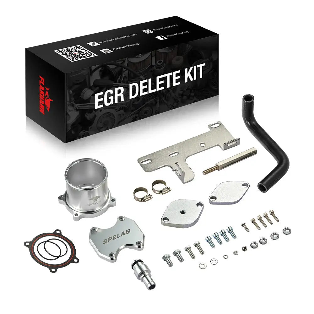 2010-2014 6.7L Dodge Ram Cummins EGR Throttle Valve Cooler Delete Kit Flashark