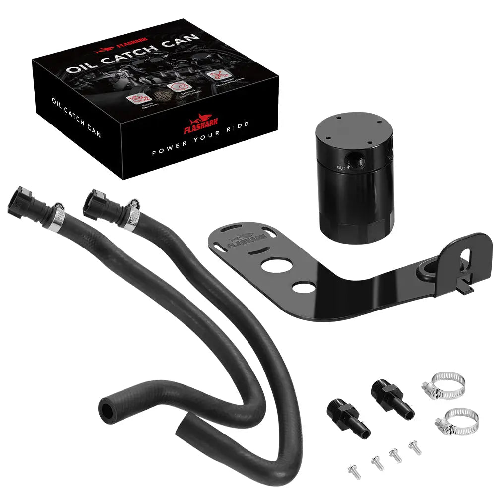 2010-2015 Chevrolet Camaro SS Baffled Oil Catch Can PCV Side Flashark