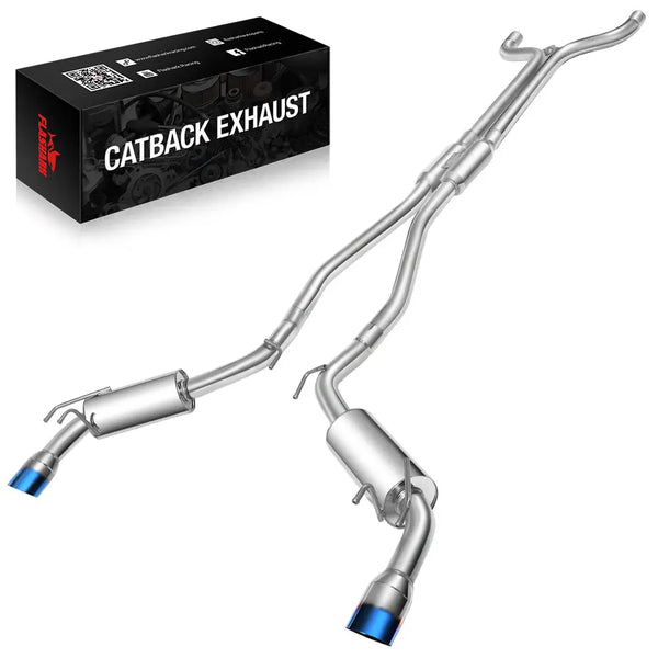 2010-2015 Chevrolet Camaro Catback Exhaust w/ N1 Burnt Tip 3.6L V6 2DR Flashark