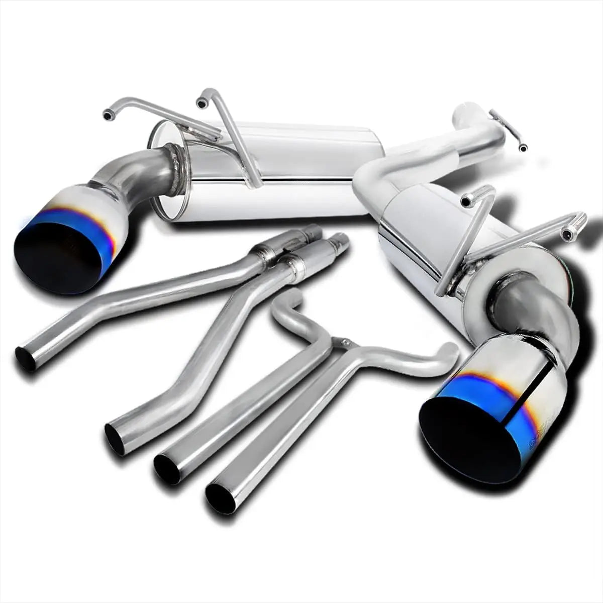 2010-2015 Chevrolet Chevy Camaro Catback Exhaust w/ N1 Burnt Tip 3.6L V6 2DR Flashark