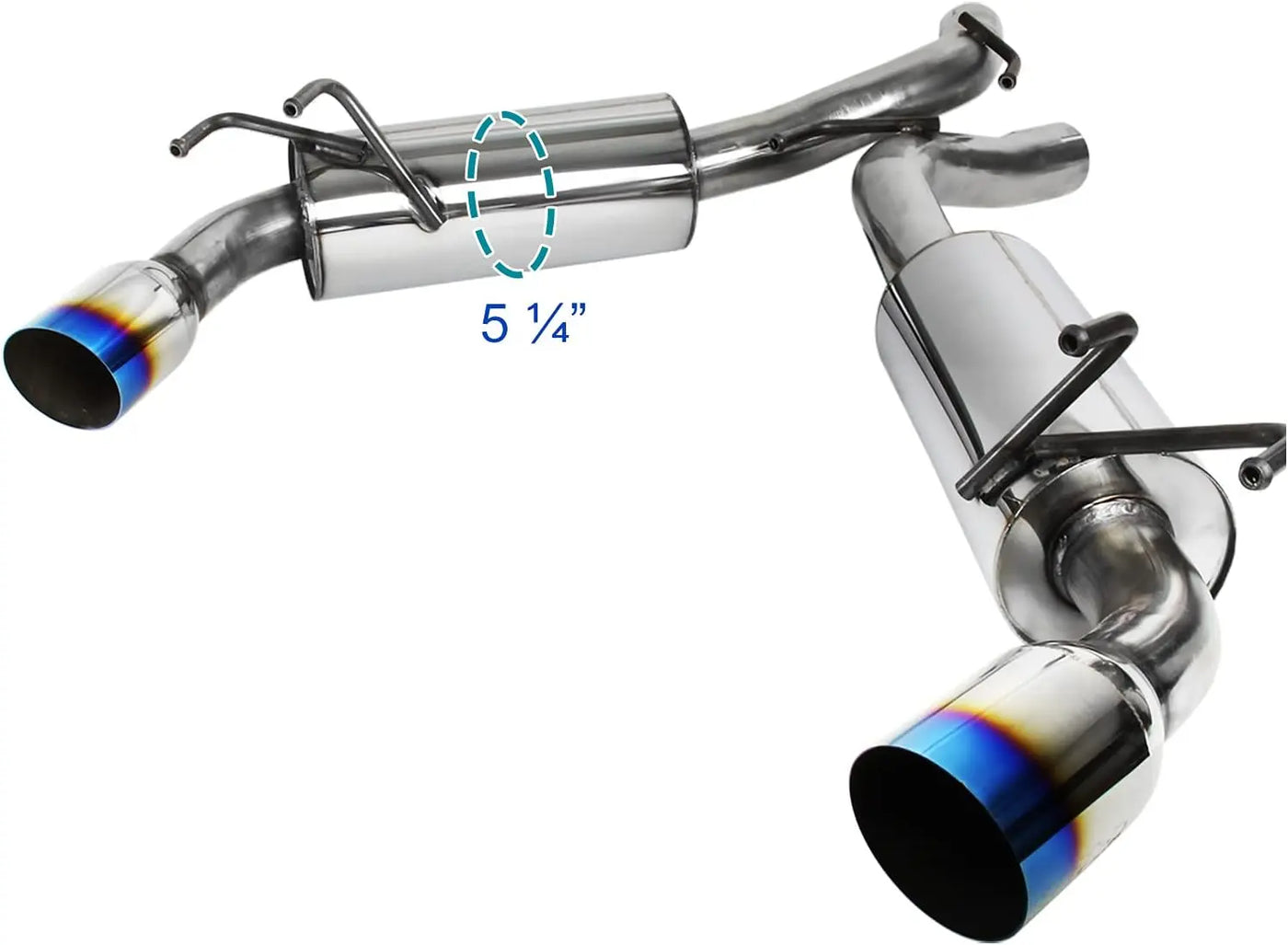 2010-2015 Chevrolet Chevy Camaro Catback Exhaust w/ N1 Burnt Tip 3.6L V6 2DR Flashark