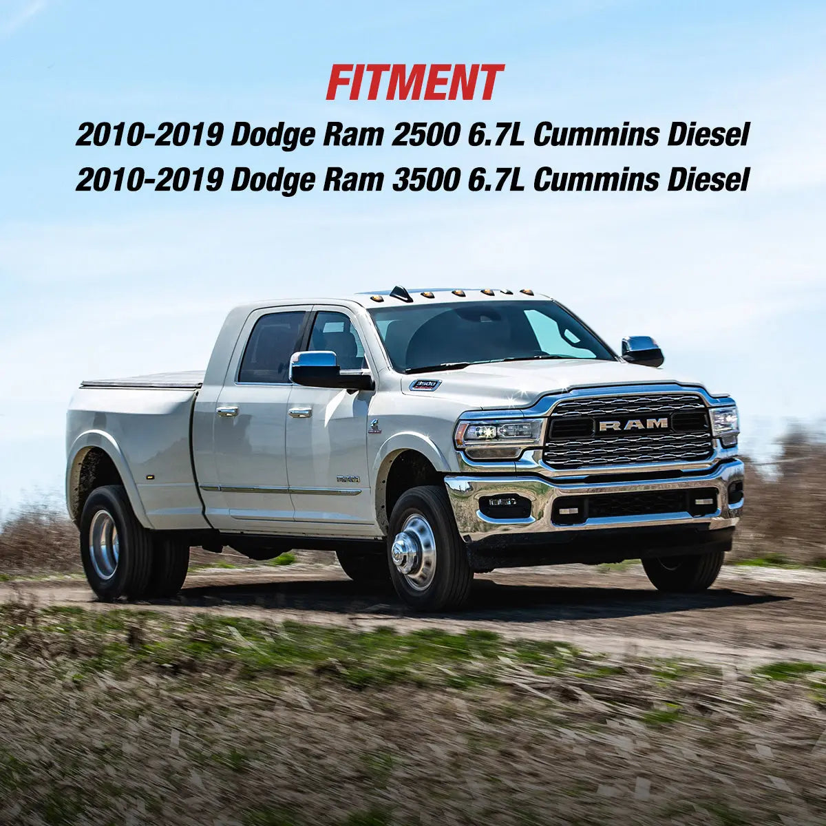 2010-2019 Dodge Ram 6.7L Cummins Diesel EGR Delete Kit 2500 3500 Flashark