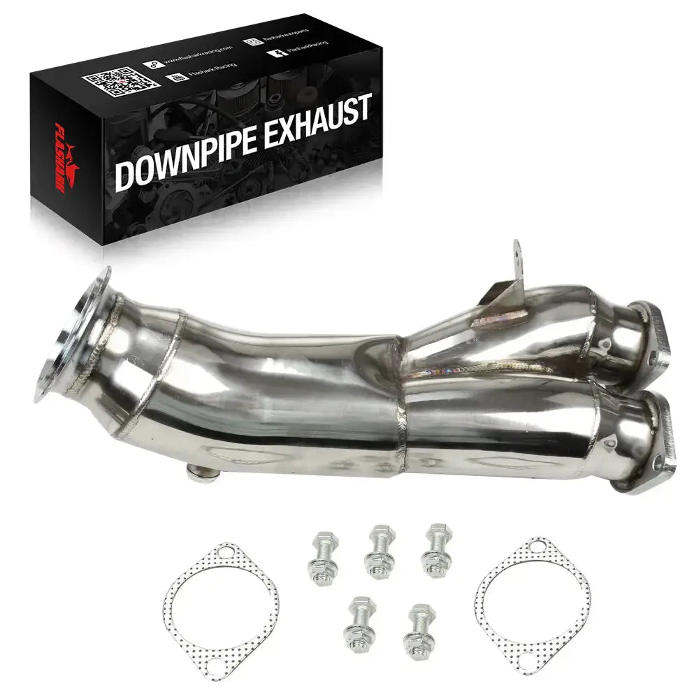 2011-2012 BMW E82 E88 E90 E92 N55 B30 135i 335i Single Turbo Downpipe Exhaust Flashark