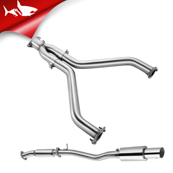 Escape Cat-Back de una sola punta de 3 pulgadas para Nissan 370Z 2009-2020