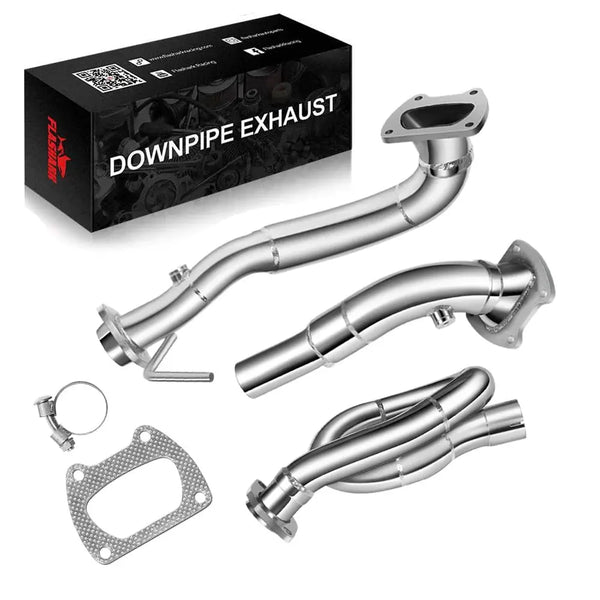 2012-2018 Jeep Wrangler JK 3.6L Downpipe Exhaust 2 inch Flashark