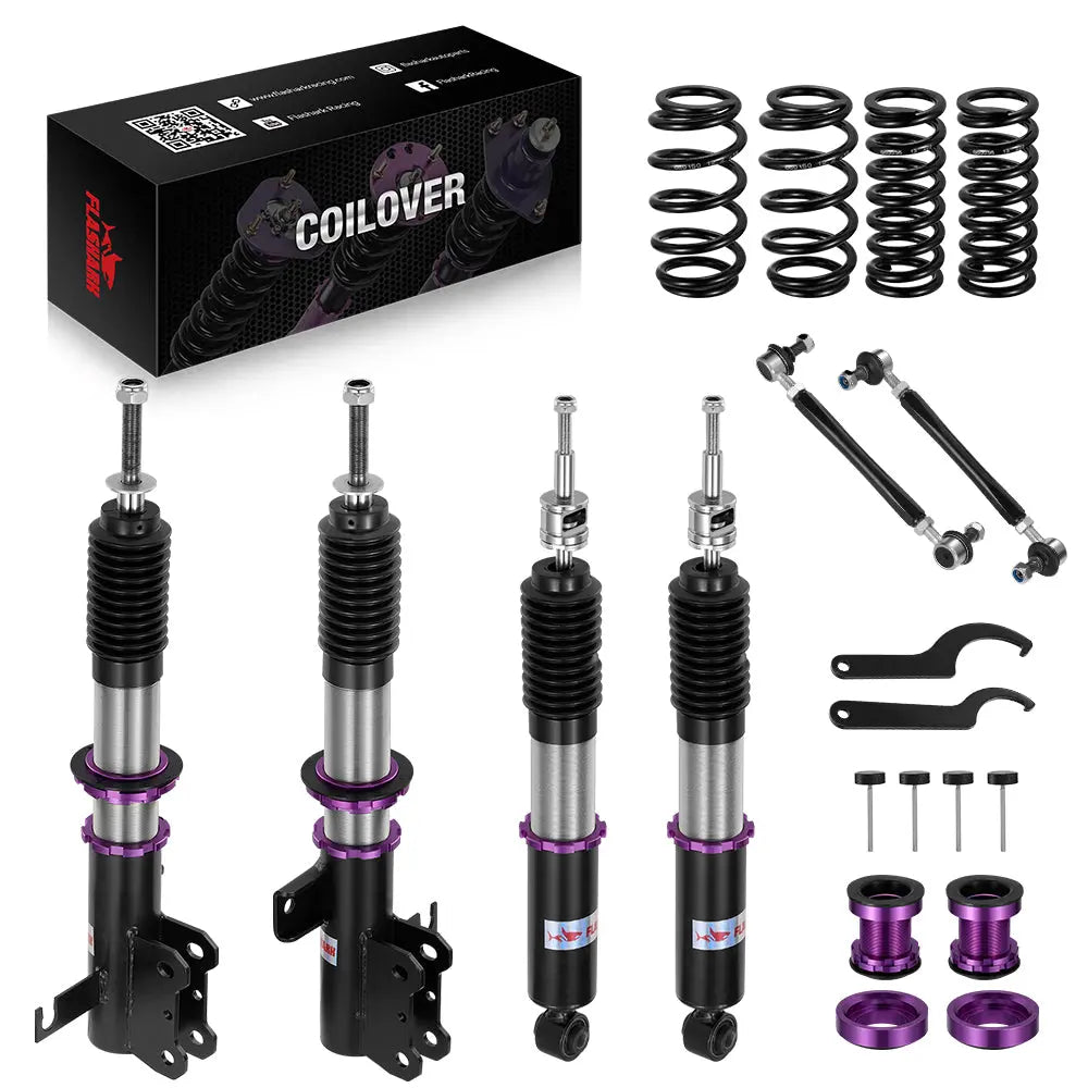 2013-2015 Chevrolet Malibu 32-Way Damping Coilover Shock Absorbers Struts | Flashark Flashark