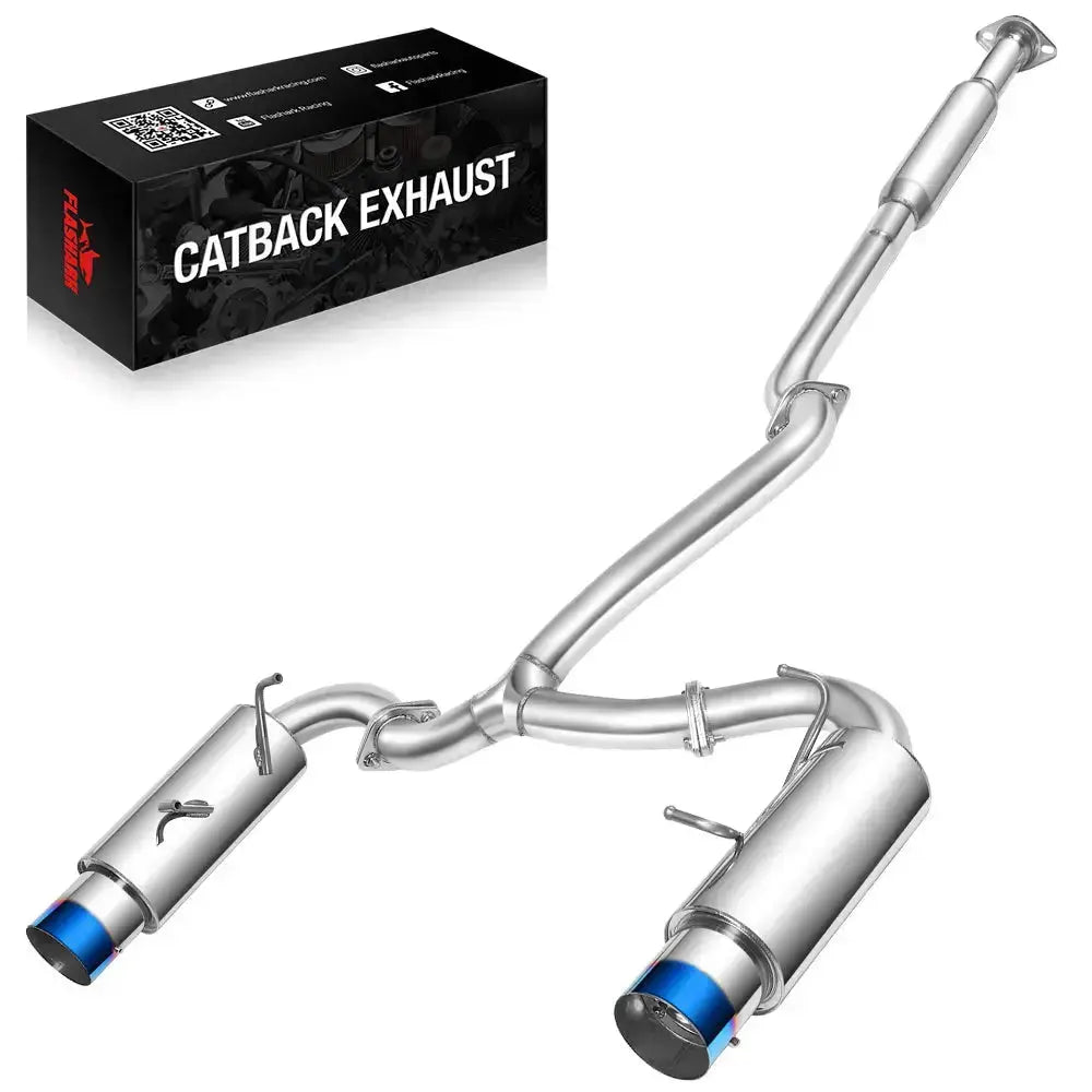 2013-2021 Subaru BRZ / Scion FR-S/ Toyota GR86 Catback Exhaust w/ Dual/Single Burnt/Polished Tip Flashark