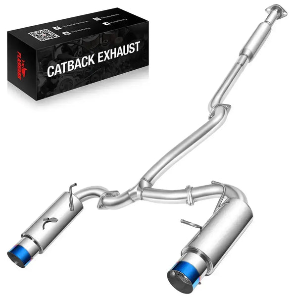 2013-2021 Subaru BRZ / Scion FR-S/ Toyota GR86 Catback Exhaust w/ Dual/Single Burnt/Polished Tip Flashark