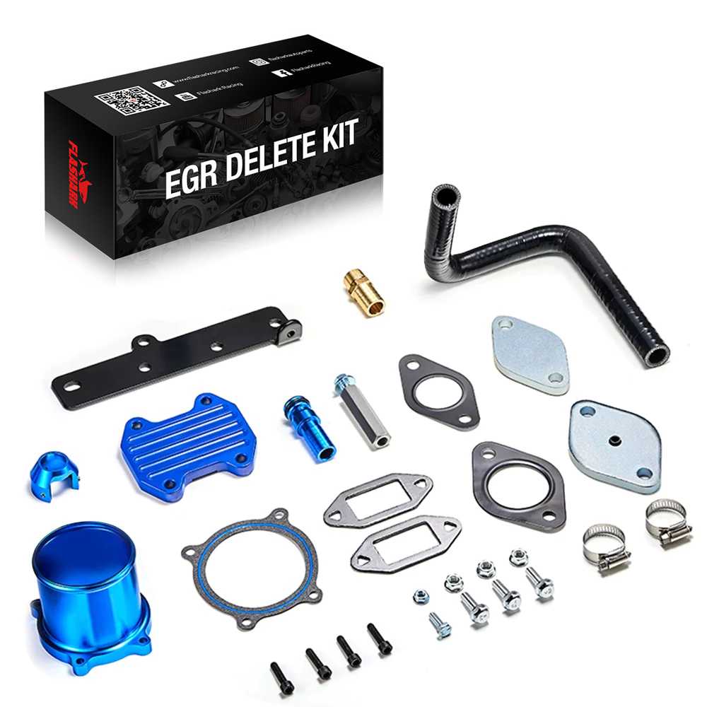 2013-2018 6.7L Dodge Ram Cummins Diesel EGR Plate Cooler & Throttle Valve Delete Kit Flashark