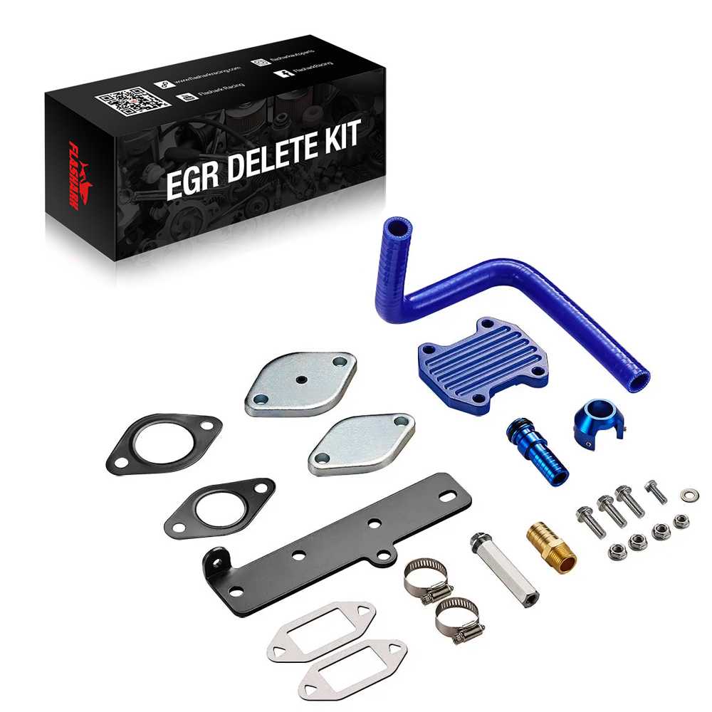 2013-2018 6.7L Dodge Ram Cummins Diesel EGR Plate Cooler & Throttle Valve Delete Kit Flashark