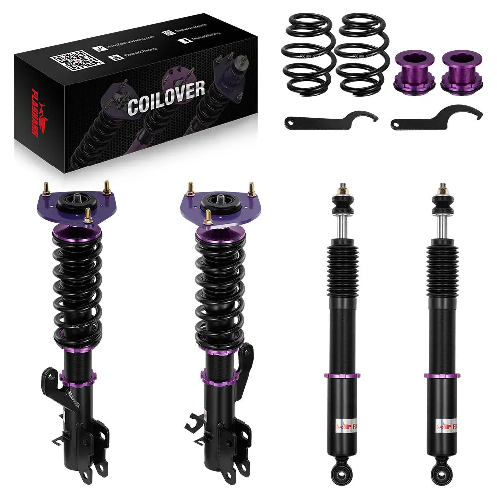 2013-2019 Nissan Sentra (B17) Coilover Shock Absorbers Struts 4PCS Flashark