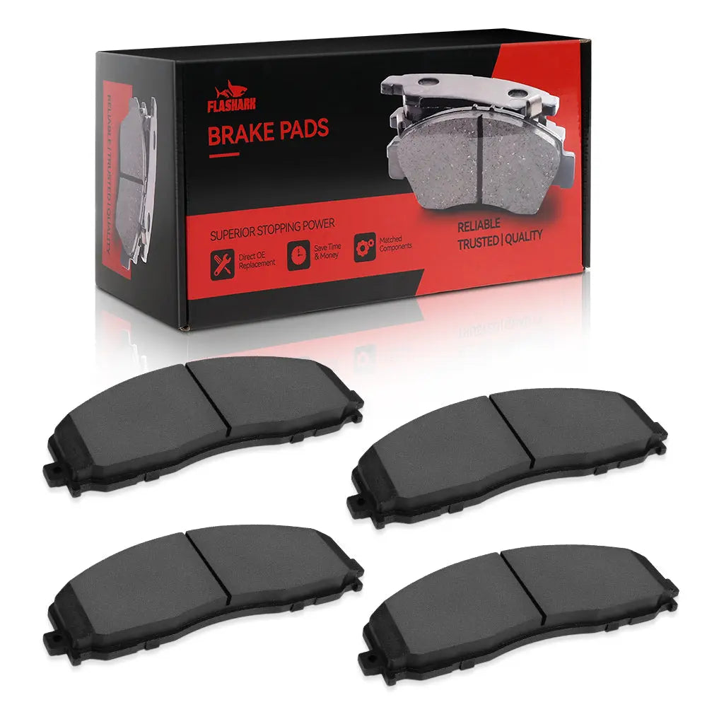 2013-2022 Ford Super Duty F250 F350 Brake Rotors and Pads Kit - Front and Rear Flashark