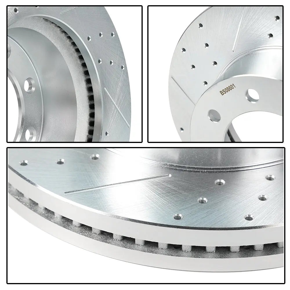 For 2013-2022 Ford Super Duty F250 F350 Brake Rotors and Pads Kit