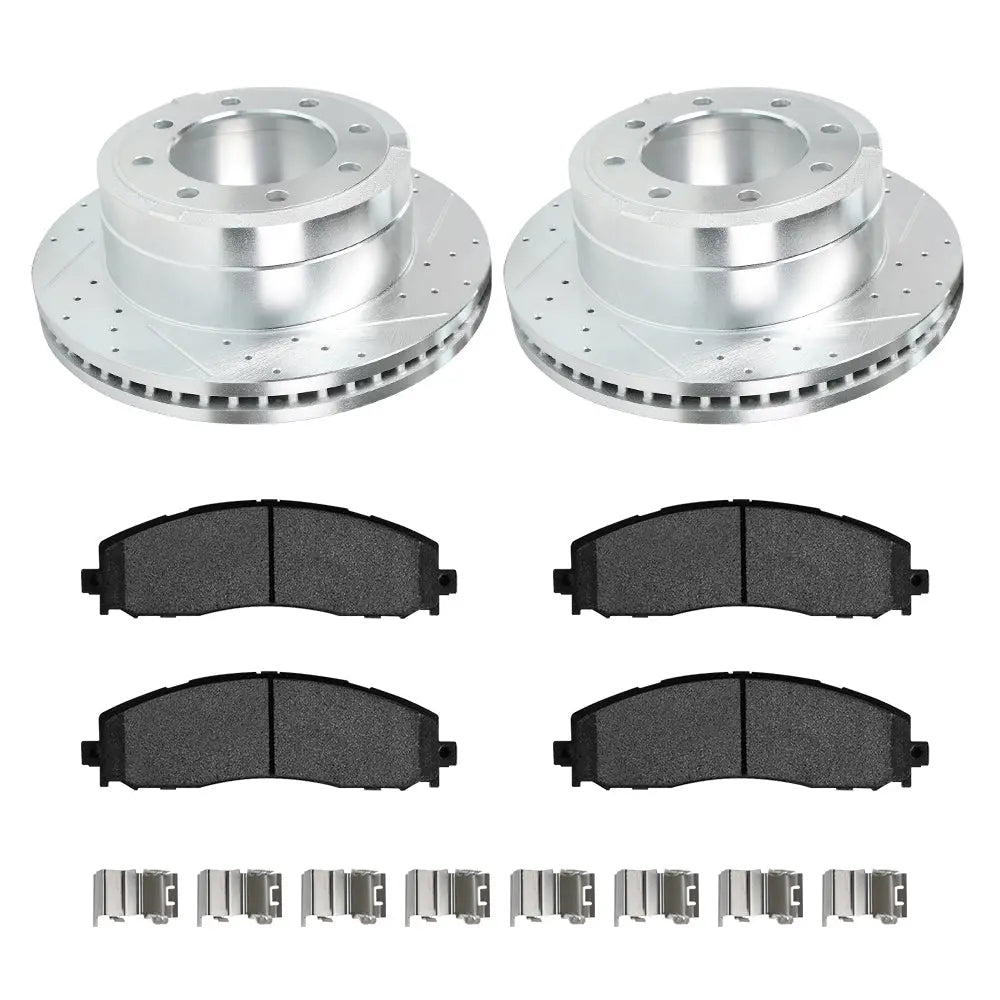 2013-2022 Ford Super Duty F250 F350 Brake Rotors and Pads Kit - Front