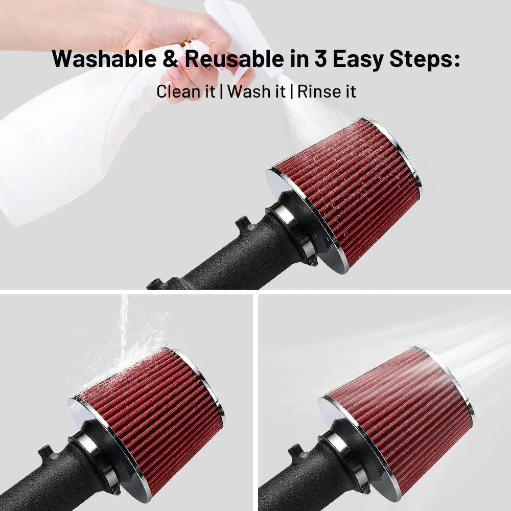 Cold Air intake kit for 2009-20 Nissan 370Z/2008-2011 Infiniti G37/2014-2015 Infiniti Q50 3.7L V6 Flashark