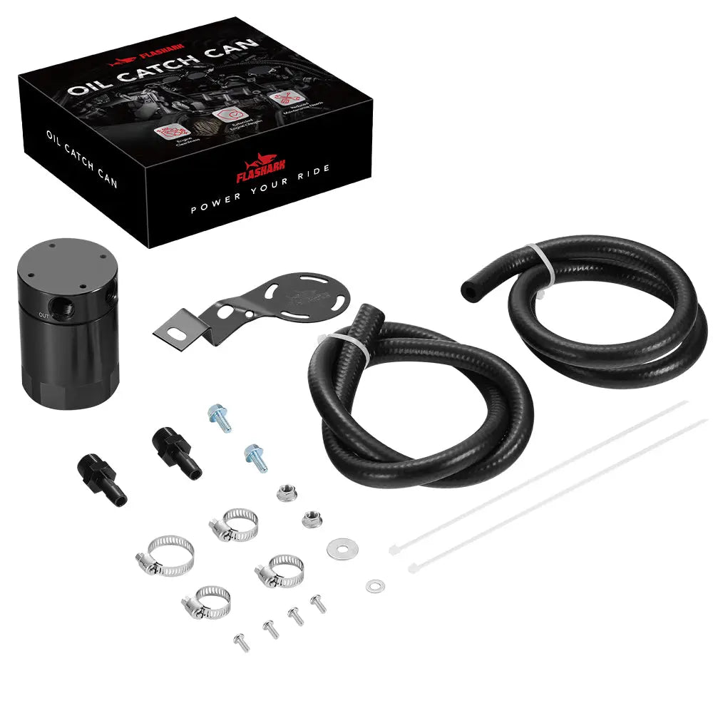 2015-2021 Subaru WRX Baffled Oil Catch Can PCV Side Flashark