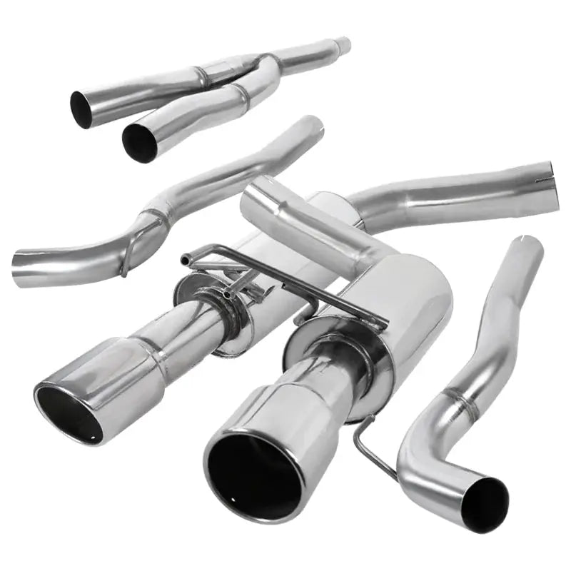 2015-2023 Ford Mustang 2.3L EcoBoost N1 Muffler Tip Catback Exhaust System Flashark