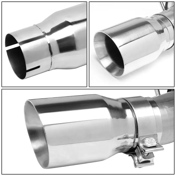 2015-2023 Ford Mustang 2.3L EcoBoost N1 Muffler Tip Catback Exhaust System Flashark