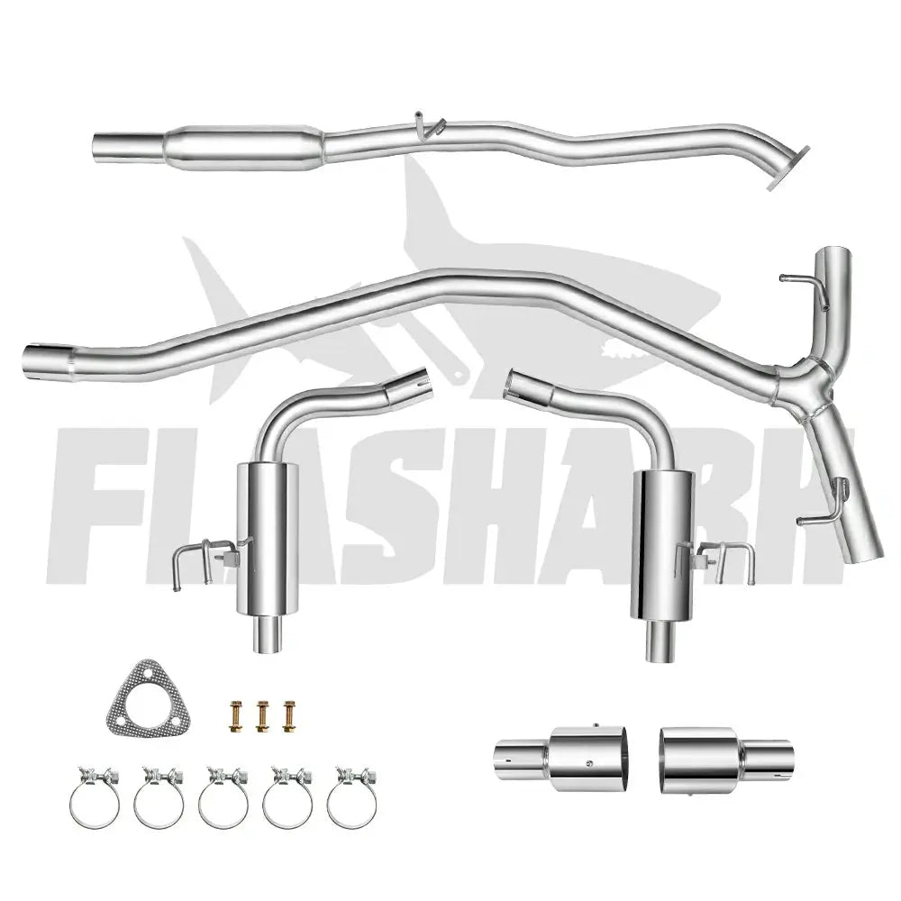 2016-2021 Honda Civic Sedan 1.5L Turbo Catback Exhaust System w/ N1 Tip Flashark
