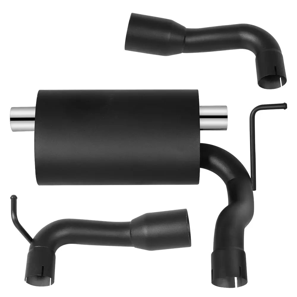 2018-2023 Jeep Wrangler JL 2.0L 3.6L Axle-Back Exhaust Catback Exhaust Dual Outlet 2WD 4WD Flashark