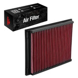 Filtro de aire de repuesto reutilizable y lavable de alto flujo para BMW L6 325Ci/ M3/X3/320Ci/320/25Ti 1996-2007