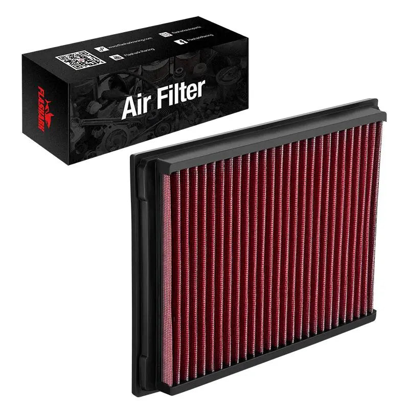 Air Filter for 1996-2007 BMW L6 325Ci/ M3/X3/320Ci/320/25Ti Reusable & Washable Replacement High Flow Flashark