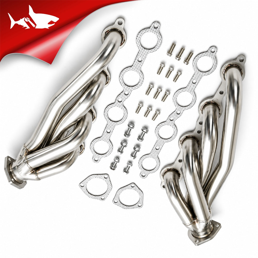 Múltiples de escape LS Swap para Chevy Camaro Chevelle Nova de 1960-1979 y Pontiac Firebird | Motores V8 LS1-LS7