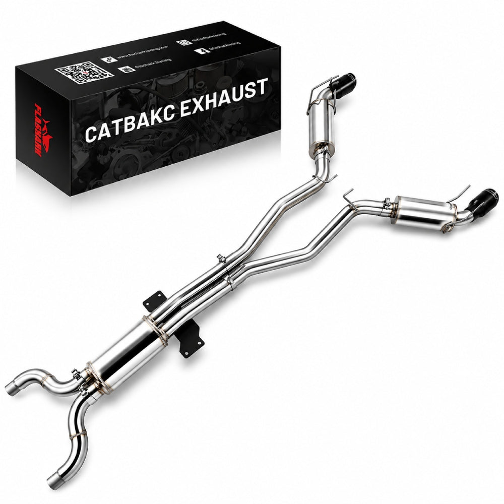 Catback Exhaust System For 2010-2015 Chevy Camaro 6.2L V8 Automatic (L99) 3" Dual
