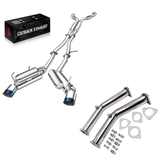 Sistema de escape Catback para Nissan 350Z e Infiniti G35 (2003-2008) con salida única de 4.5" y tubo de 3". 
