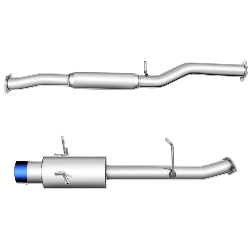 3" Catback Exhaust 4.5" Muffler Tip+Downpipe Exhasut Up-pipe for 2002-2007 Subaru Impreza WRX / STI GD EJ205 Flashark
