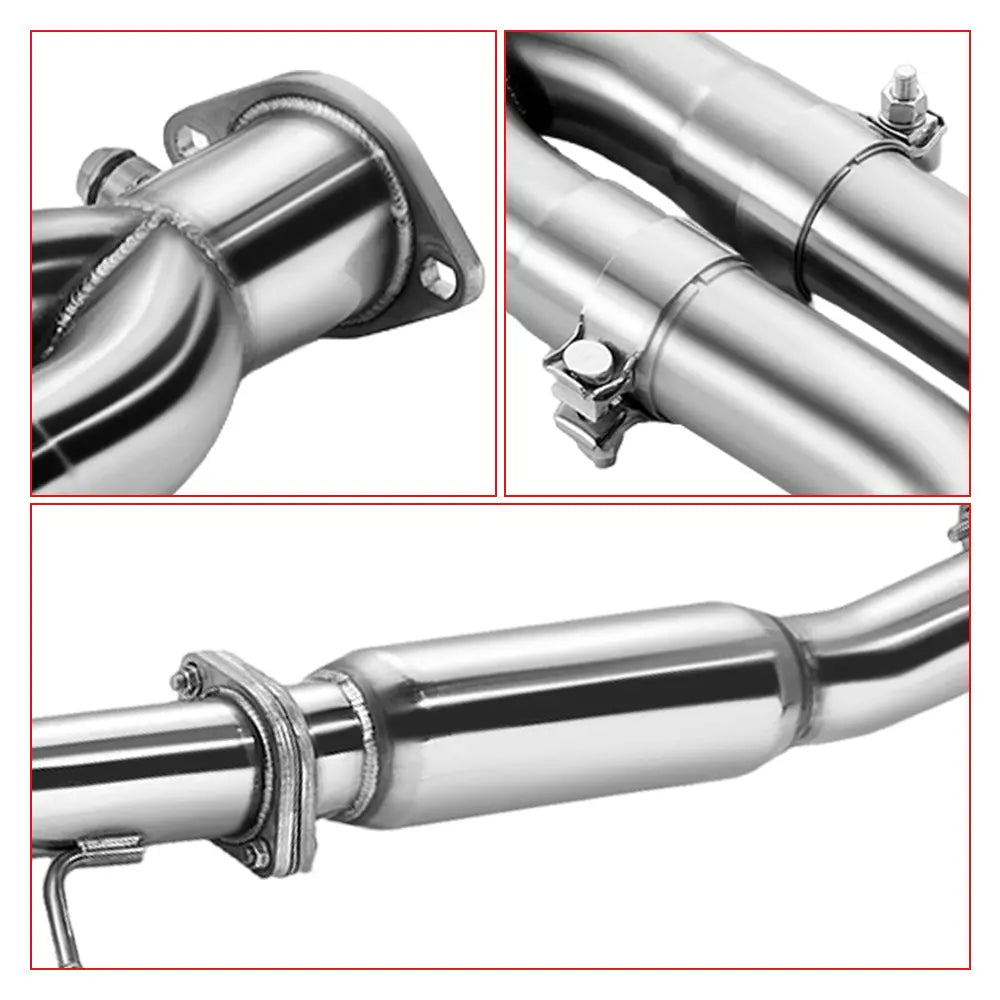 3 Inches Single Tip Cat-Back  Exhaust for 2009-2020 370Z Flashark