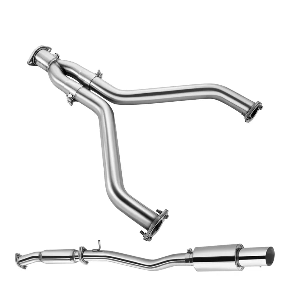 3 Inches Single Tip Cat-Back  Exhaust for 2009-2020 370Z Flashark