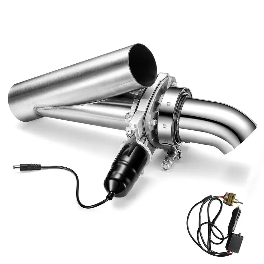 Flashark 2.0"/2.25"/2.5"/3.0" Single Electric Exhaust Cutout with Manual Switch Flashark