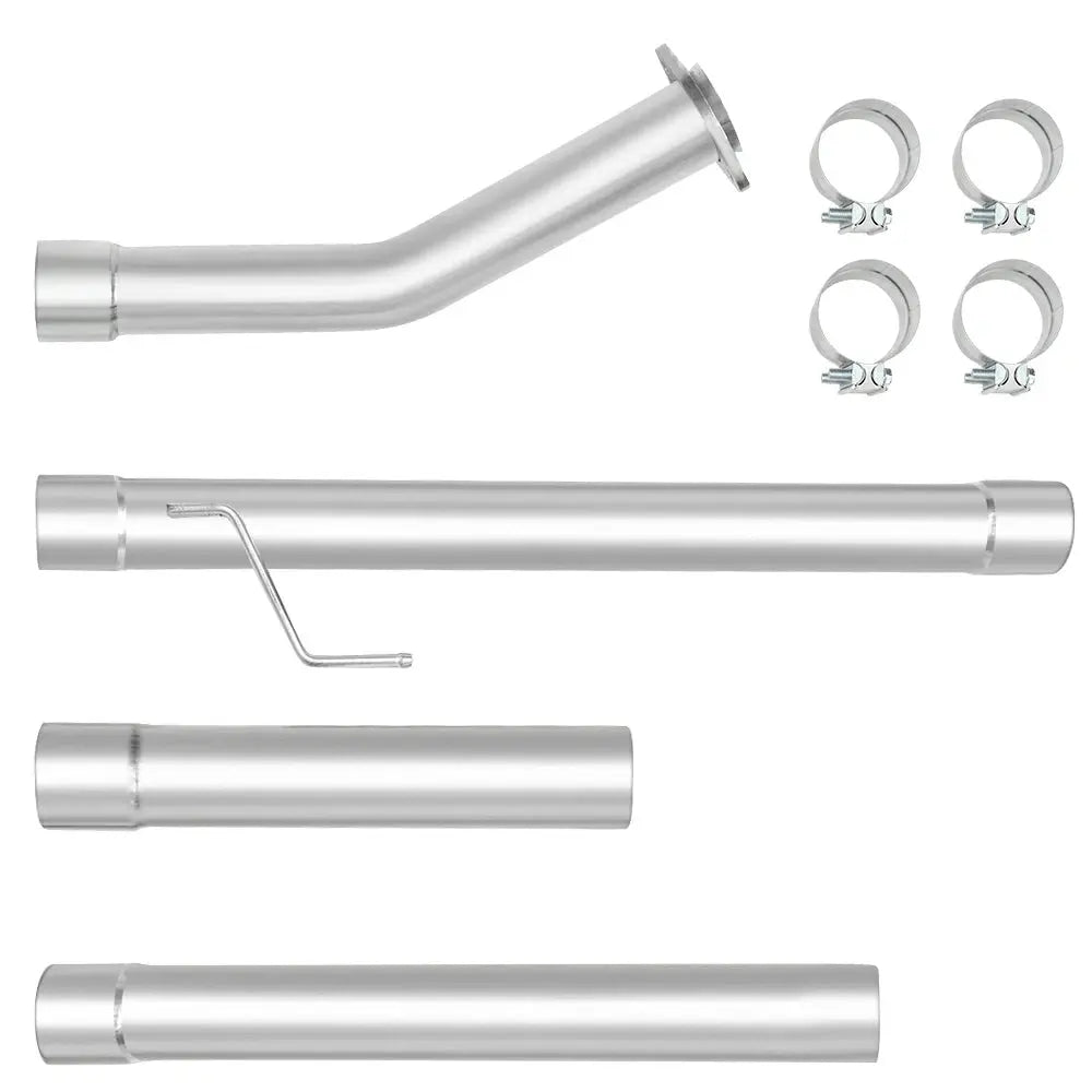 3.5 Inch 2018-2020 Powerstroke Ford F-150 3.0L DPF Delete Race Pipe Flashark