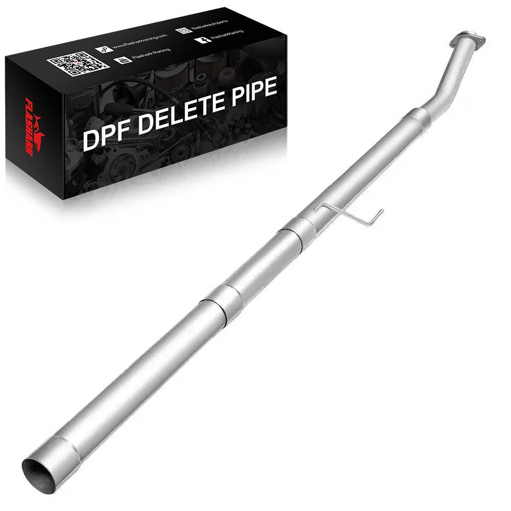 3.5 Inch 2018-2020 Powerstroke Ford F-150 3.0L DPF Delete Race Pipe Flashark
